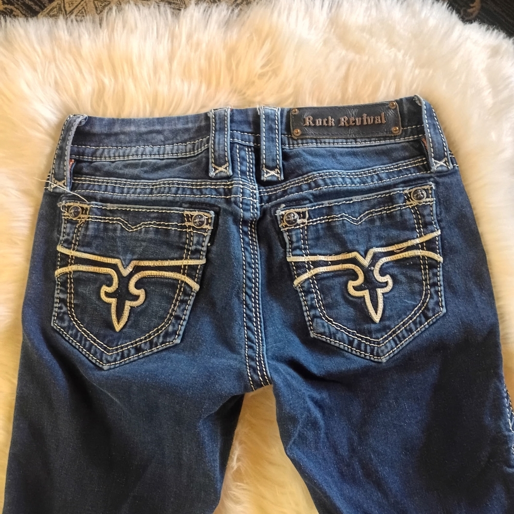 Rock Revival Women's Dark Blue Skinny Jeans